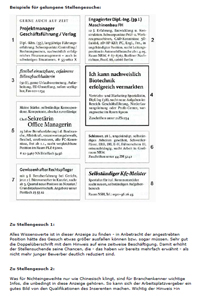 Stellengesuche: Stellengesuche