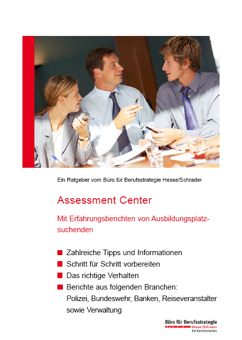 eBook Download Assessment Center - Ausbildungsplatz
