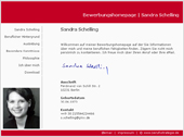 Bewerbungshomepage - Online zum Job