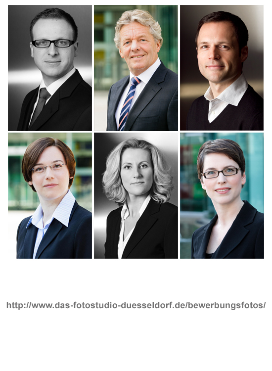 Fotograf f&uuml;r professionelle Bewerbungsfotos in D�sseldorf Das Fotostudio D�sseldorf